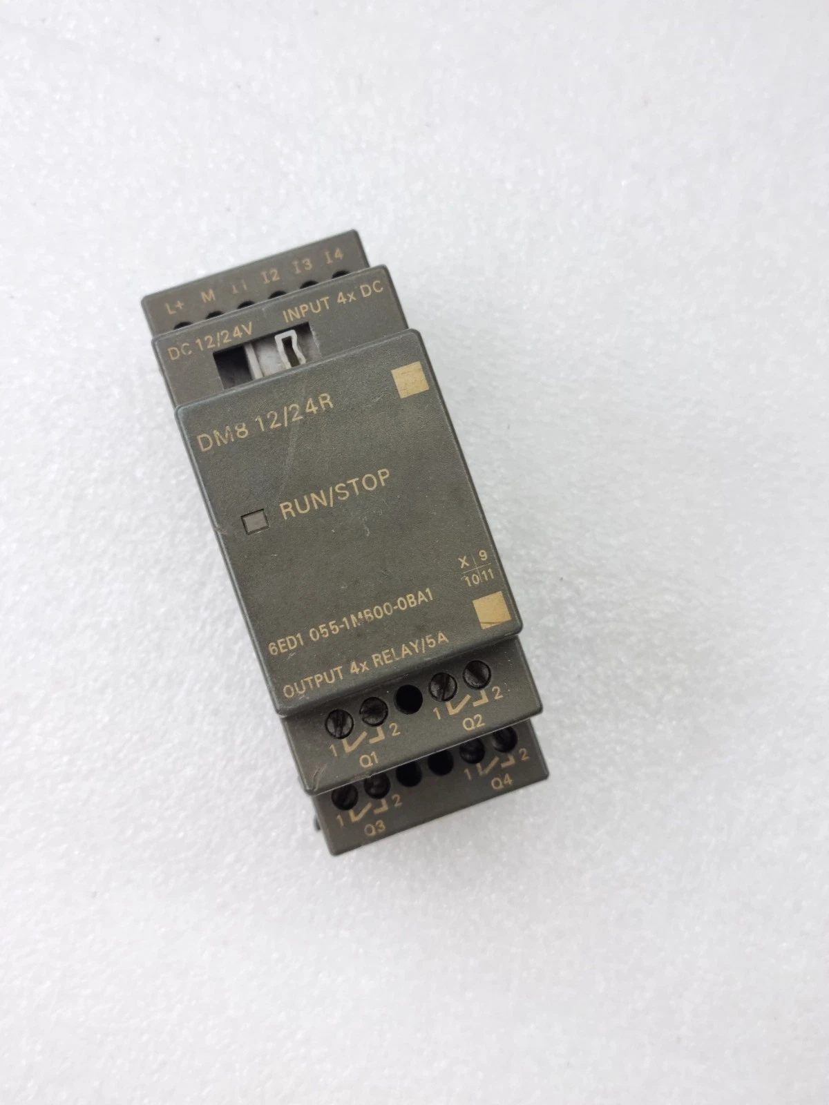 SIEMENS 6ED1055-1MB00-0BA1 DM8 12/24R EXPANSION MODULE 12/24V DC